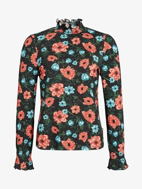 The garment being tried on in the comparison above